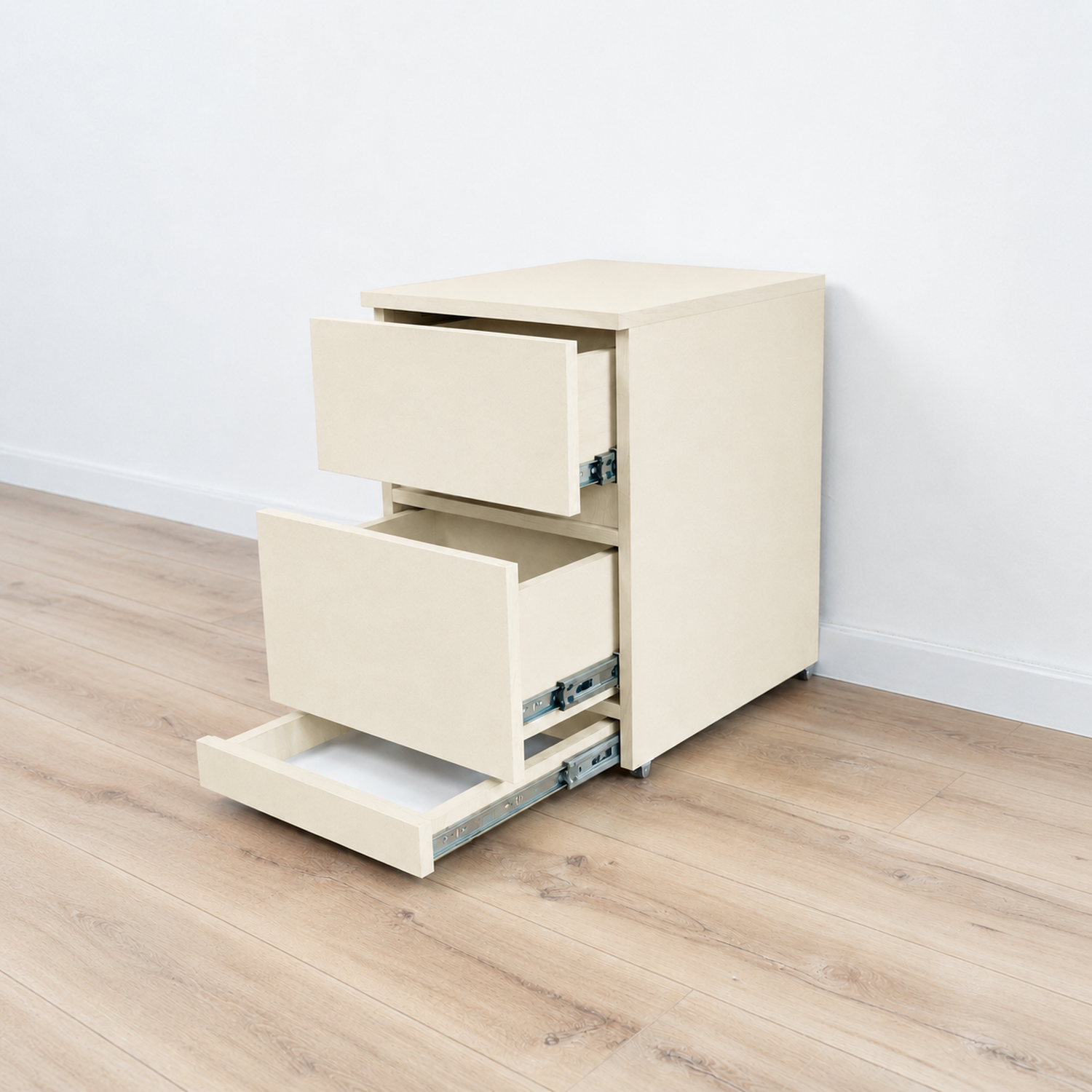 Moderner Nachttisch mit verstecktem Metalltresor und RFID-Schloss – B36