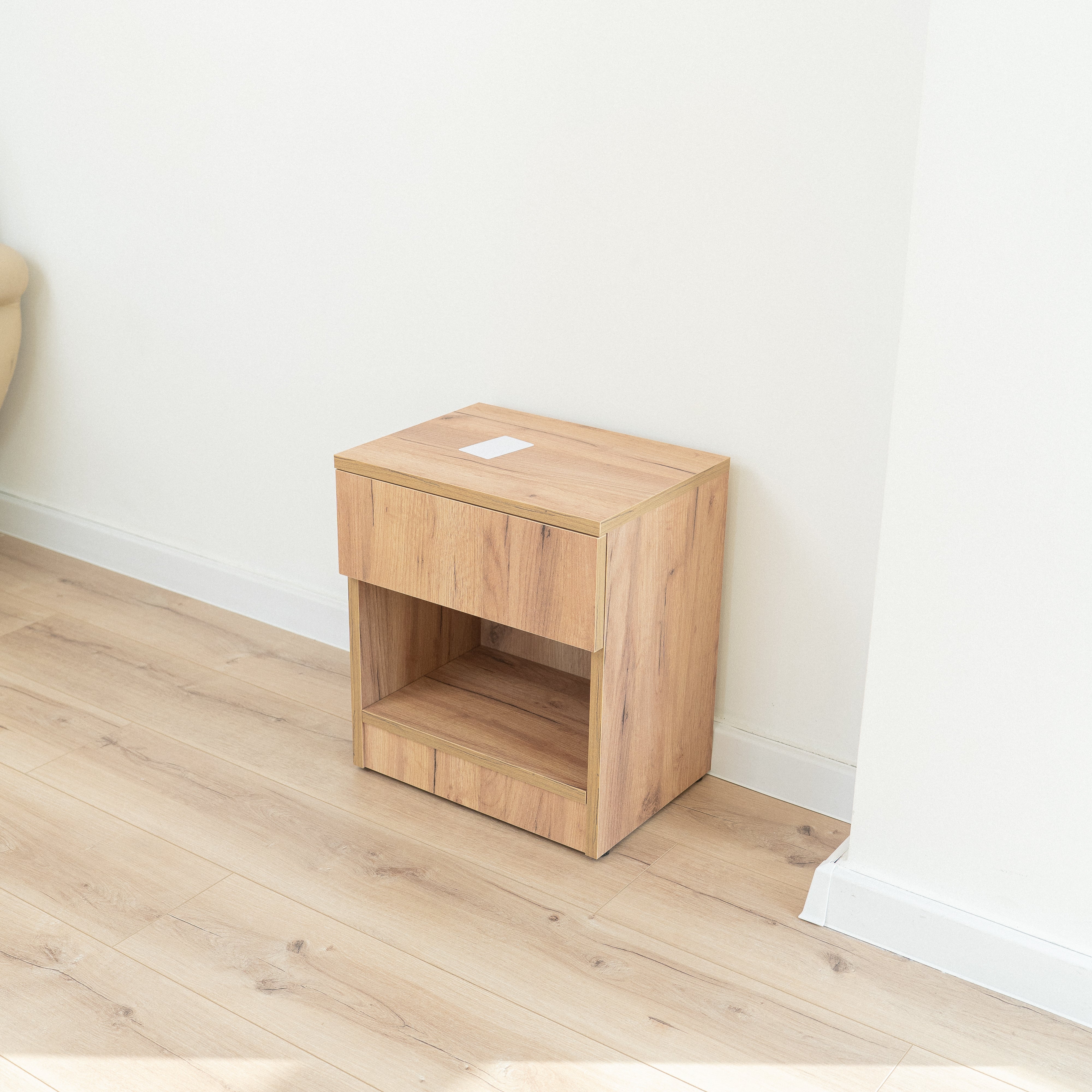 Easy Assembly Nightstand with Concealed Storage B22-K