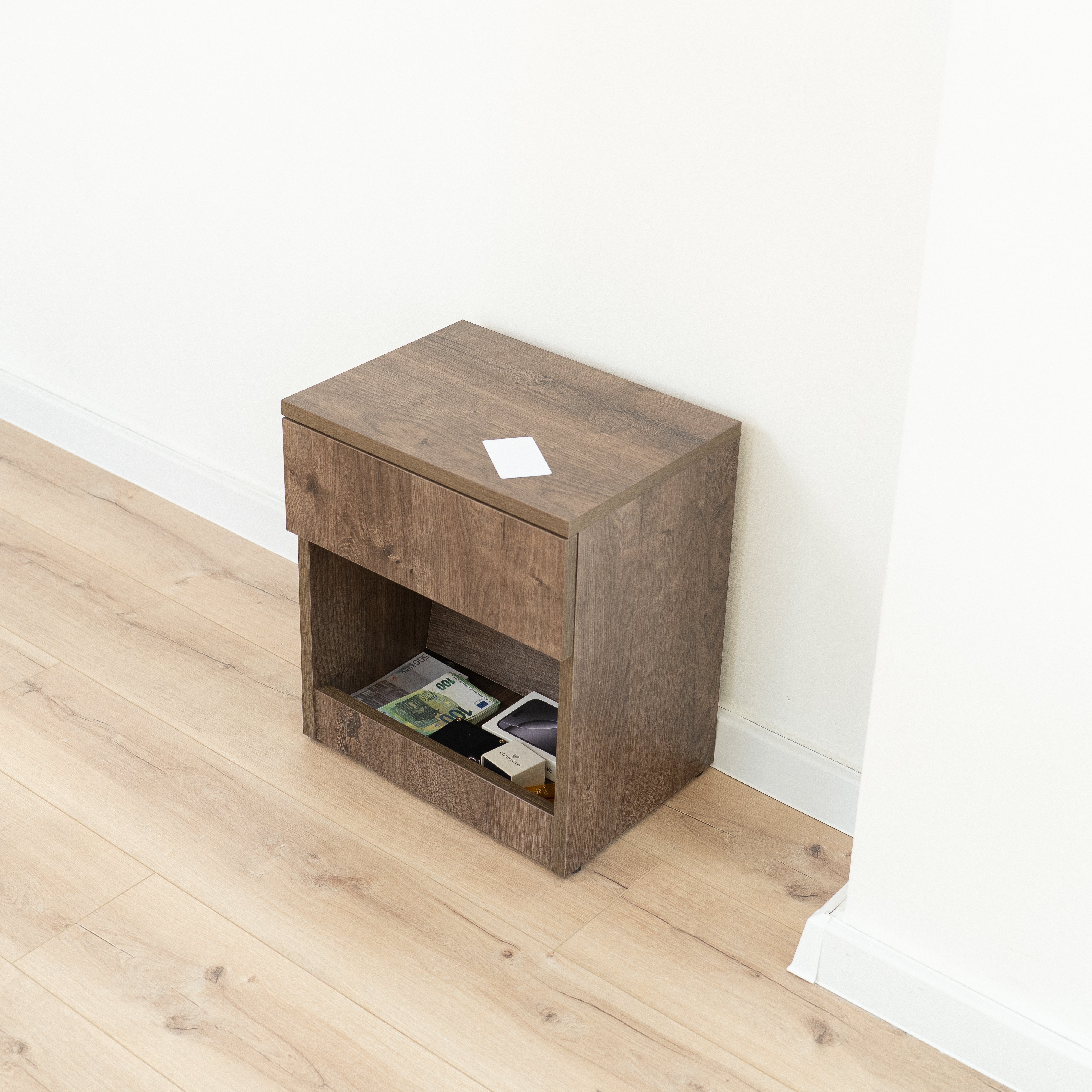 Easy Assembly Nightstand with Concealed Storage B22-K