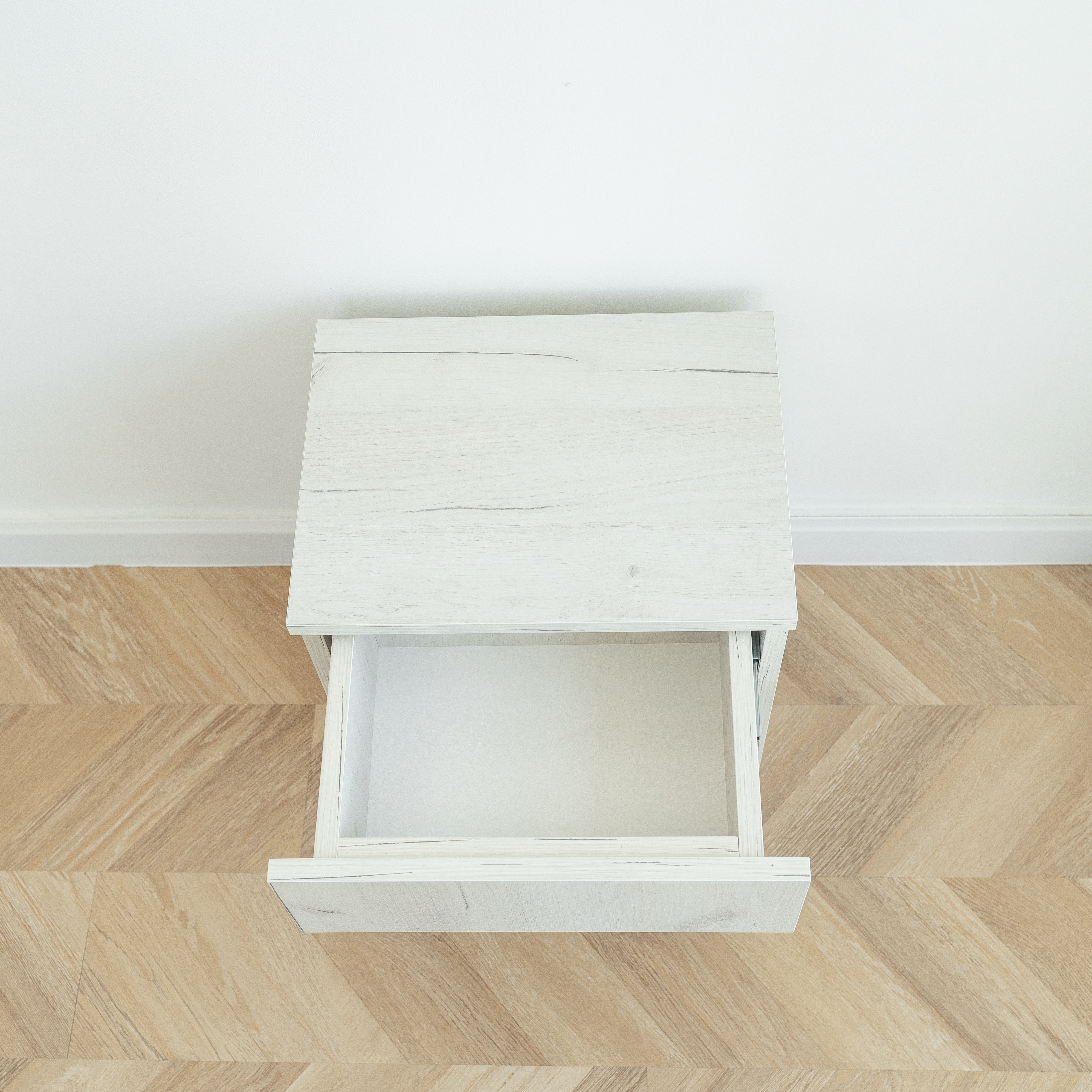 Table de Chevet Moderne avec Rangement Caché Verrouillable B22
