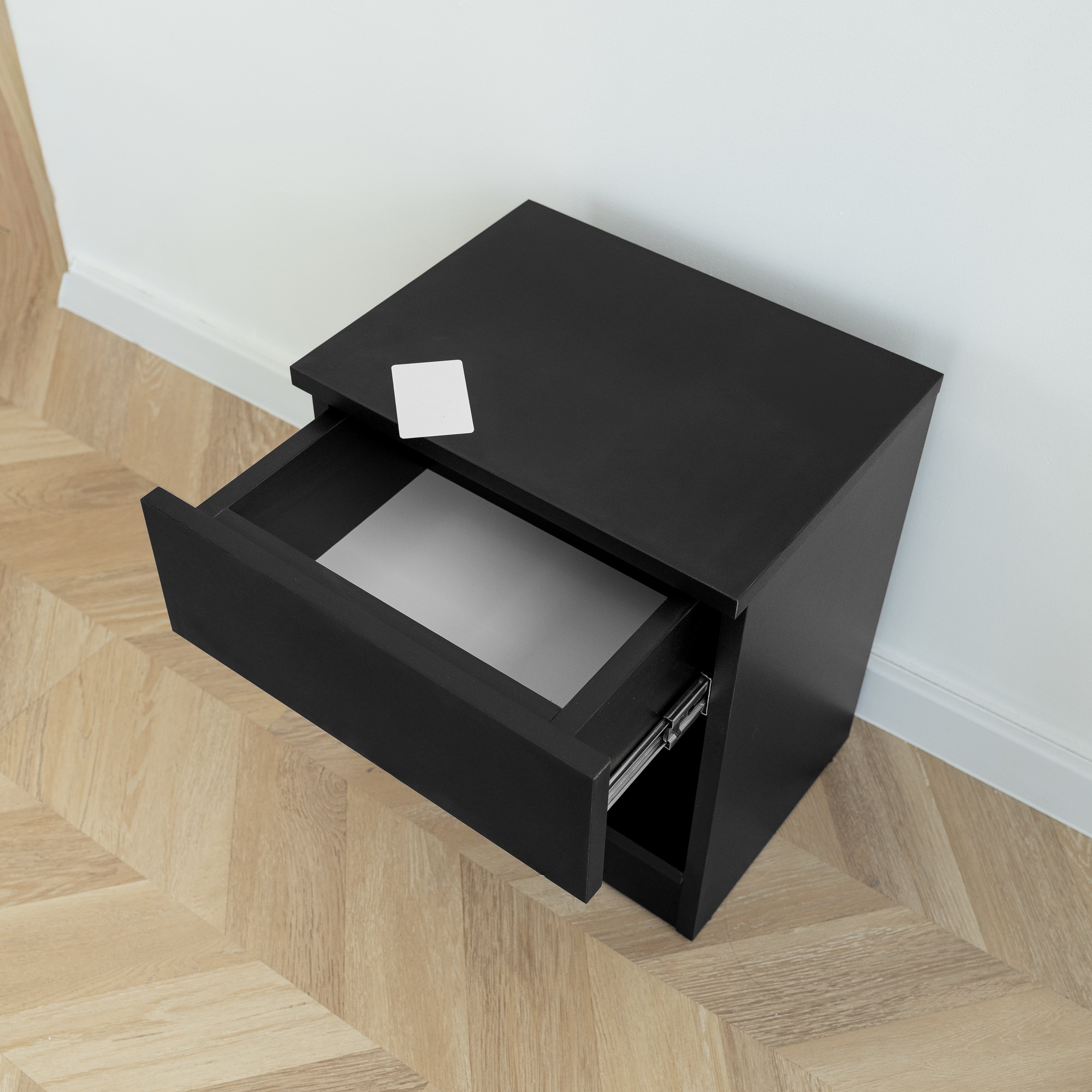 Table De Chevet Moderne Avec Rangement Caché Verrouillé B22