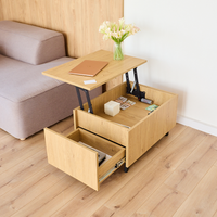 Couchtisch mit Hubplatte, verstecktem Fach & RFID-Schloss CT05