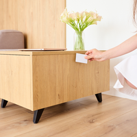 Couchtisch mit Hubplatte, verstecktem Fach & RFID-Schloss CT05