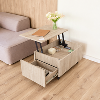 Couchtisch mit Hubplatte, verstecktem Fach & RFID-Schloss CT05