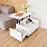 Couchtisch mit Hubplatte, verstecktem Fach & RFID-Schloss CT05