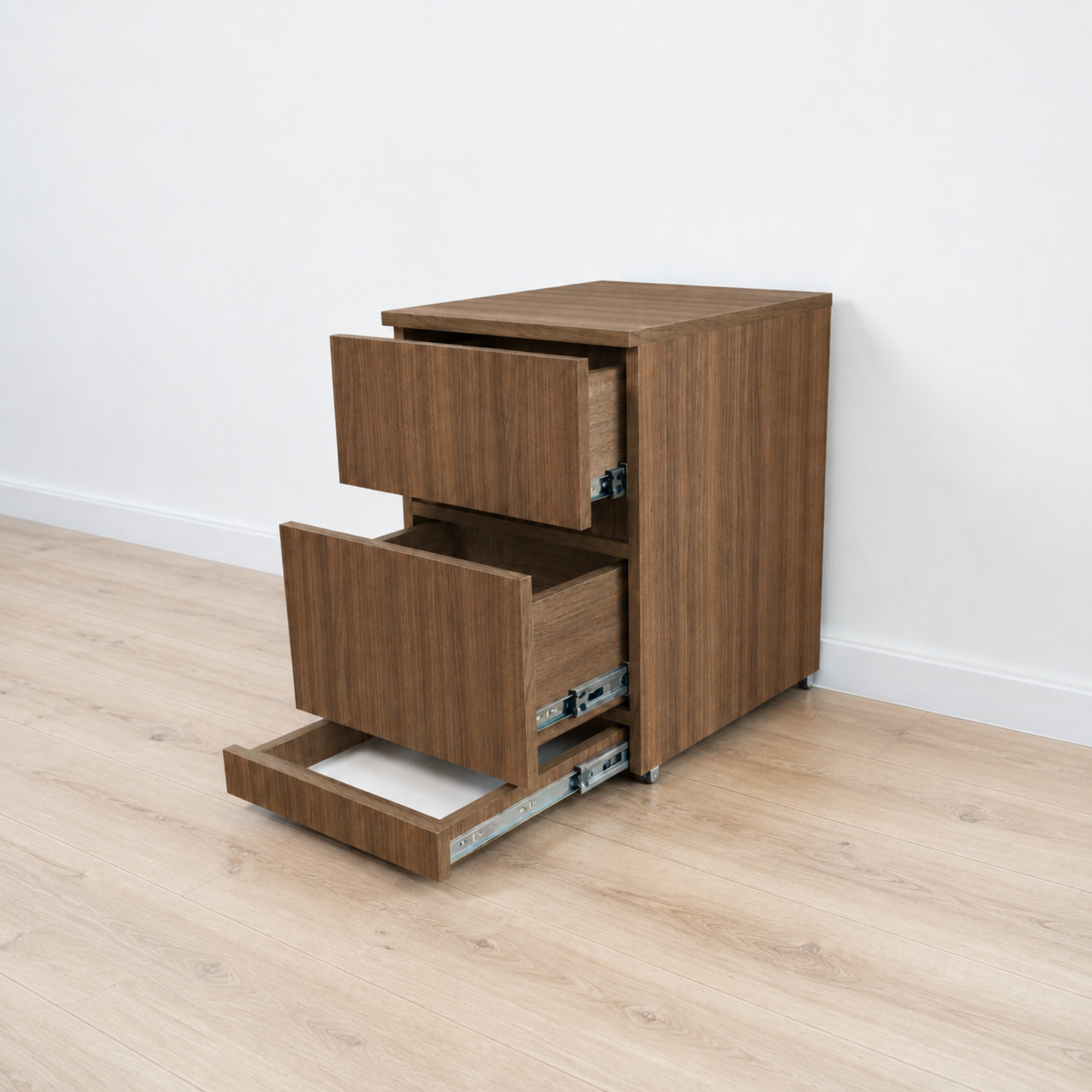 Moderner Nachttisch mit verstecktem Metalltresor und RFID-Schloss – B36
