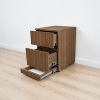 Moderner Nachttisch mit verstecktem Metalltresor und RFID-Schloss – B36