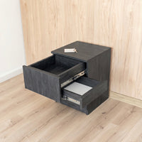 Bedside table with Two Hidden Drawers B30