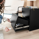 Bedside table with Two Hidden Drawers B30