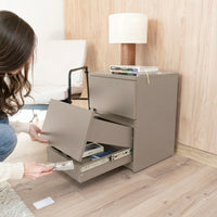 Bedside table with Two Hidden Drawers B30