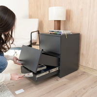 Bedside table with Two Hidden Drawers B30