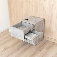 Bedside table with Two Hidden Drawers B30