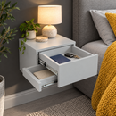 Comodino da parete con cassetto laterale nascosto – B40