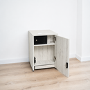 Moderner Nachttisch mit verstecktem Metalltresor und RFID-Schloss – B36