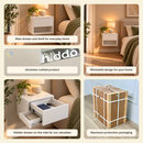 Comodino da parete con cassetto laterale nascosto – B40