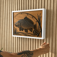 Decorazione da parete con scomparto segreto RFID personalizzabile - D01