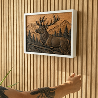 Decorazione da parete con scomparto segreto RFID personalizzabile - D01