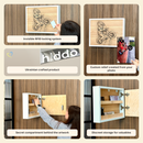 Decorazione murale fotografica personalizzata con vano portaoggetti RFID nascosto – D01
