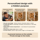 Decorazione da parete con scomparto segreto RFID personalizzabile - D01