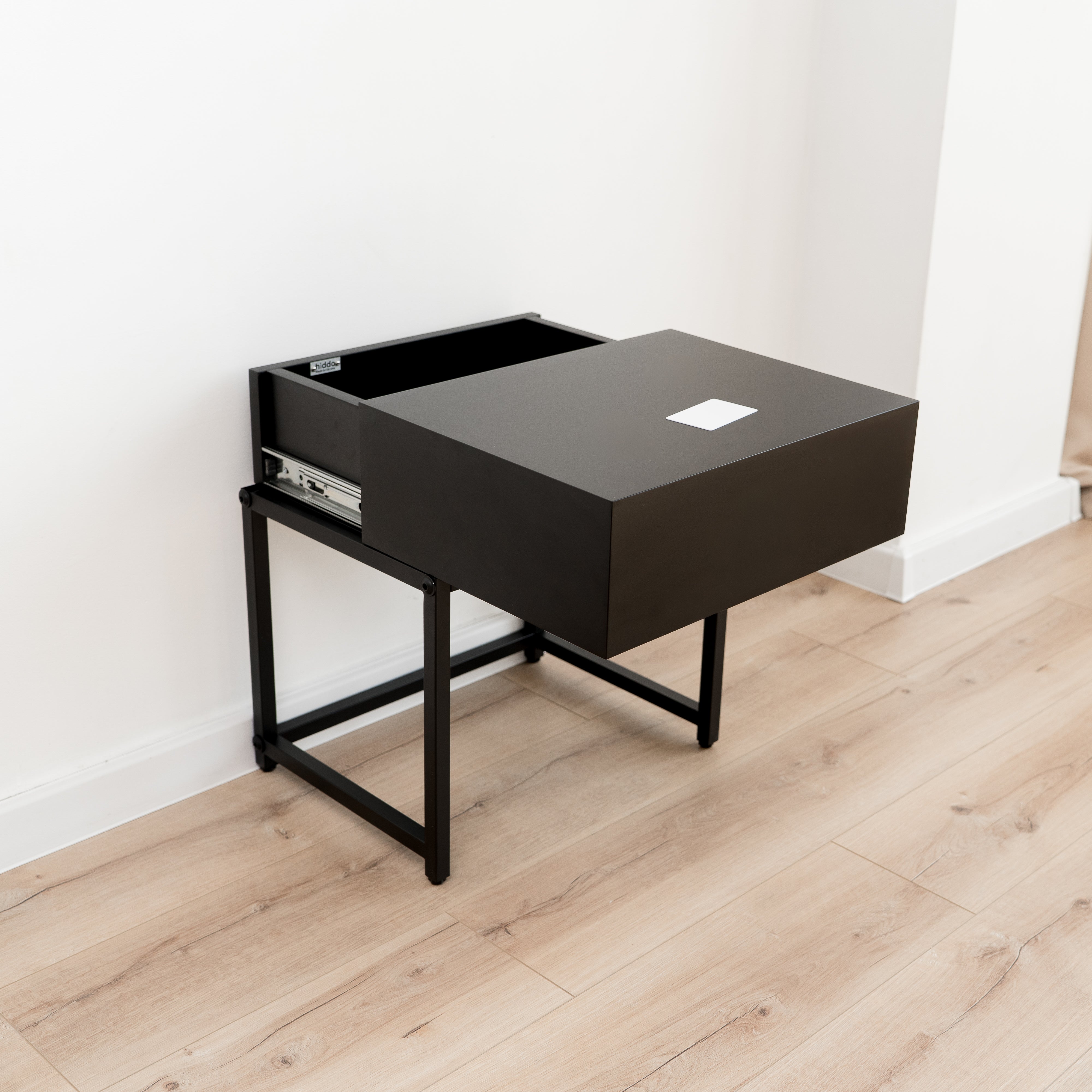 Small Side Table & Nightstand with Hidden Secure Storage CT03
