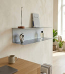 Minimalist Metal Wall Shelf – Two-Tier Steel Shelf M02
