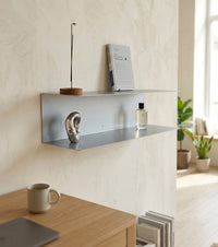 Minimalist Metal Wall Shelf – Two-Tier Steel Shelf M02