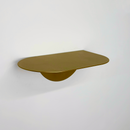 Compact Metal Wall Shelf with Rounded Base – M03