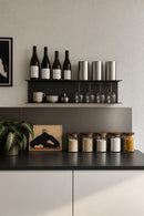 Minimalist Metal Wall Shelf – Two-Tier Steel Shelf M02