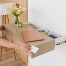 Open A14 hidden drawer with jewellery, cash, phone box and personal items