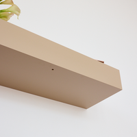 Bottom view of A14 floating wall table showing clean minimalist construction