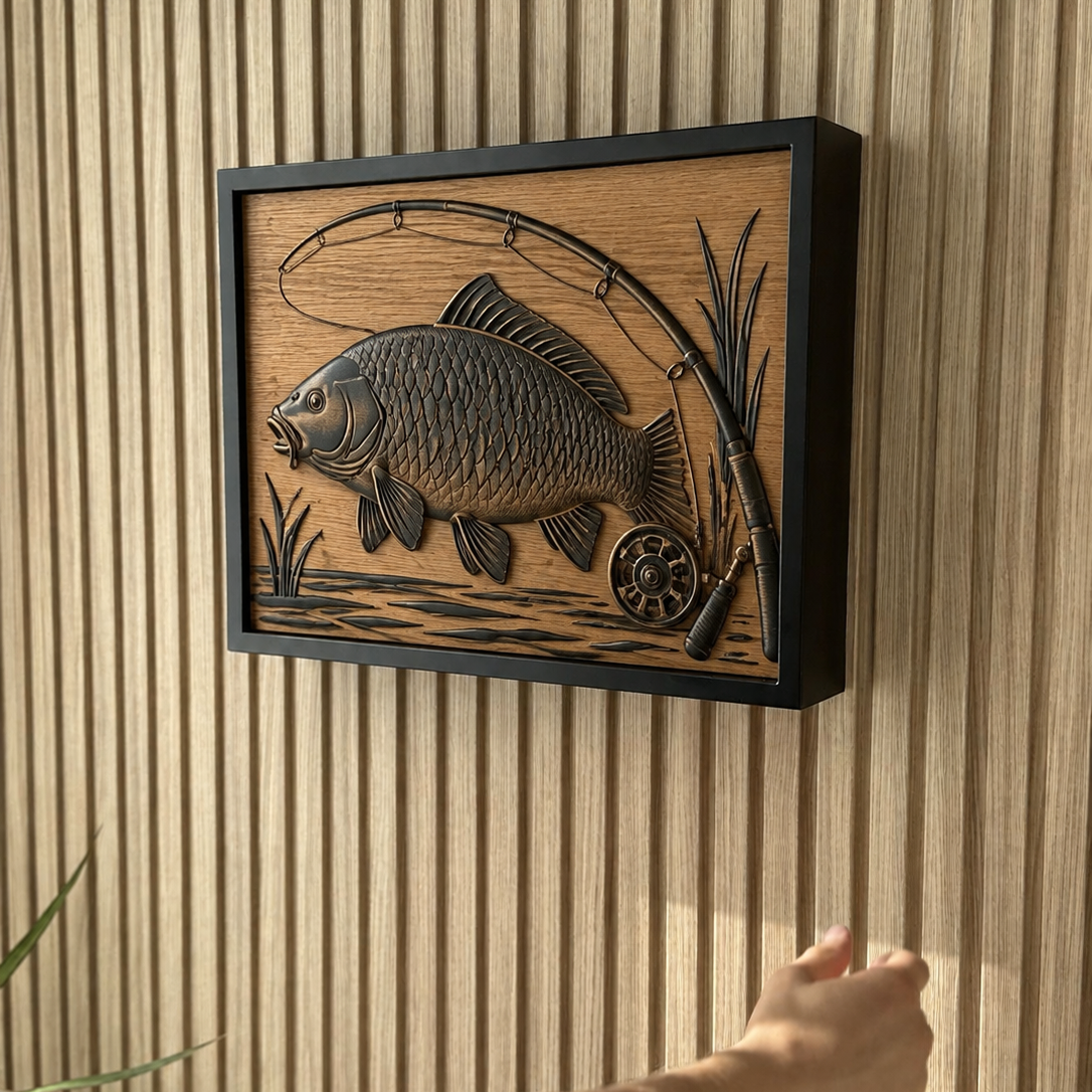 Decorazione da parete con scomparto segreto RFID personalizzabile - D01