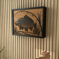Decorazione da parete con scomparto segreto RFID personalizzabile - D01