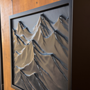 Black Rocks Wall Art Decor with Hidden RFID Storage – D01