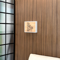Decorazione murale fotografica personalizzata con vano portaoggetti RFID nascosto – D01