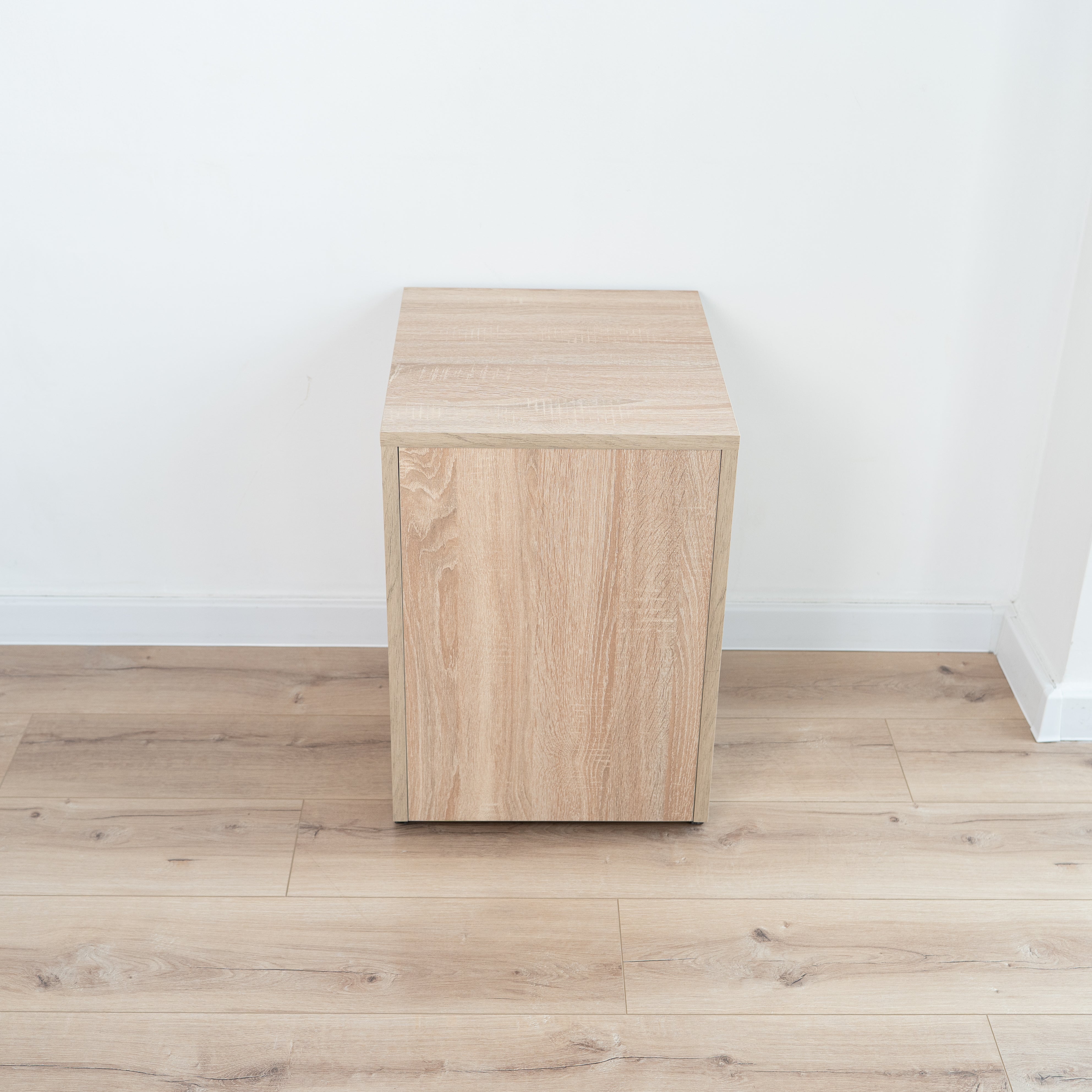 Modern Nightstand with Hidden Metal Safe and RFID Lock – B36