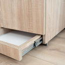 Modern Nightstand with Hidden Metal Safe and RFID Lock – B36
