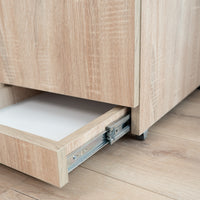 Modern Nightstand with Hidden Metal Safe and RFID Lock – B36