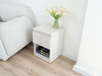 Narrow Nightstand with Two Hidden Compartments and RFID Lock – B38