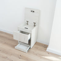 Narrow Nightstand with Two Hidden Compartments and RFID Lock – B38