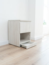 Narrow Nightstand with Two Hidden Compartments and RFID Lock – B38