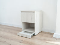 Narrow Nightstand with Two Hidden Compartments and RFID Lock – B38