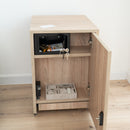 Modern Nightstand with Hidden Metal Safe and RFID Lock – B36