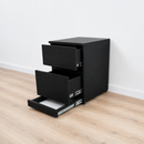 Moderner Nachttisch mit verstecktem Metalltresor und RFID-Schloss – B36