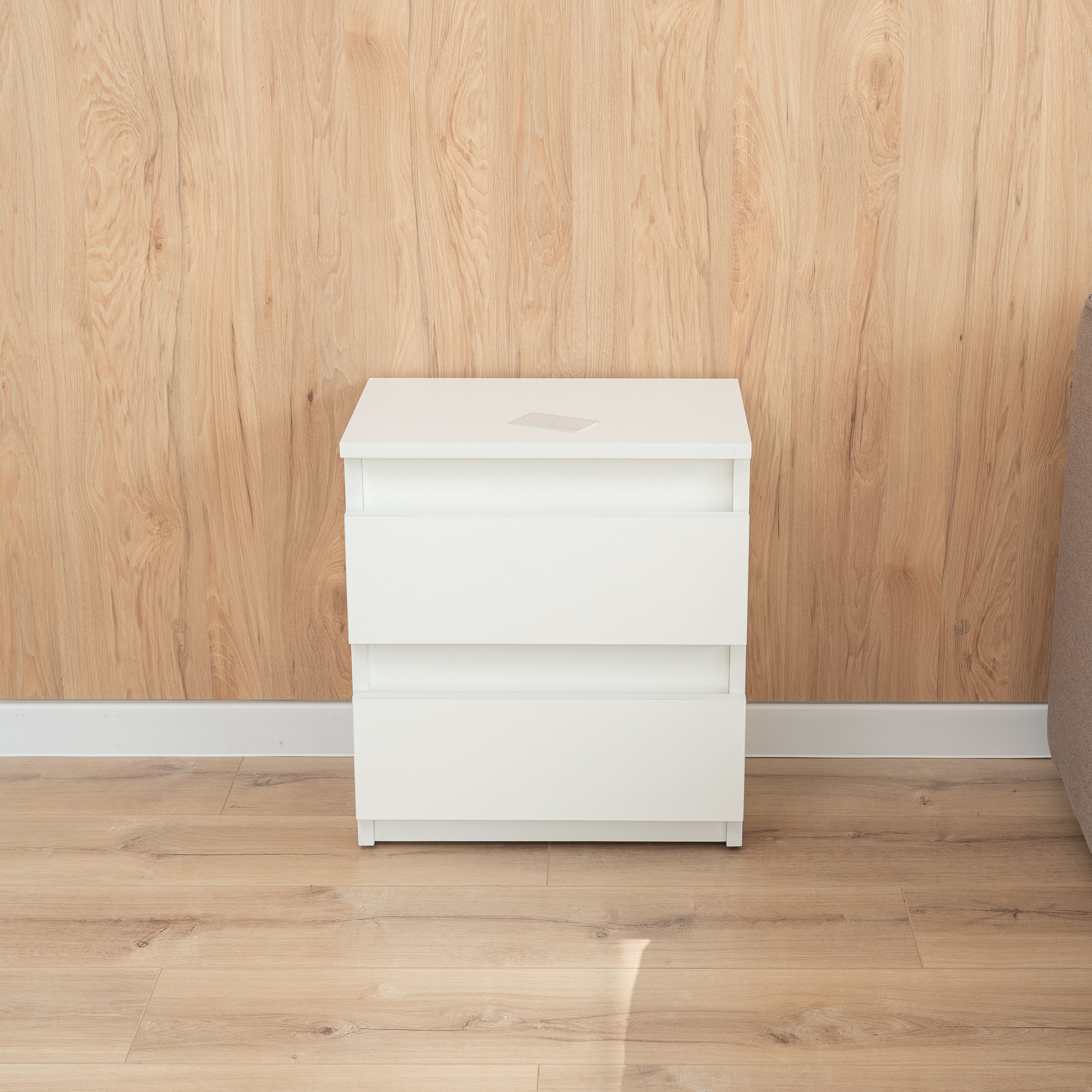 Bedside table with Locked Hidden Storage B24