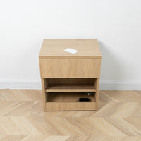 Modern Nightstand with Locked Hidden Storage B22