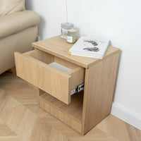 Modern Nightstand with Locked Hidden Storage B22