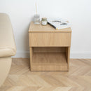 Modern Nightstand with Locked Hidden Storage B22