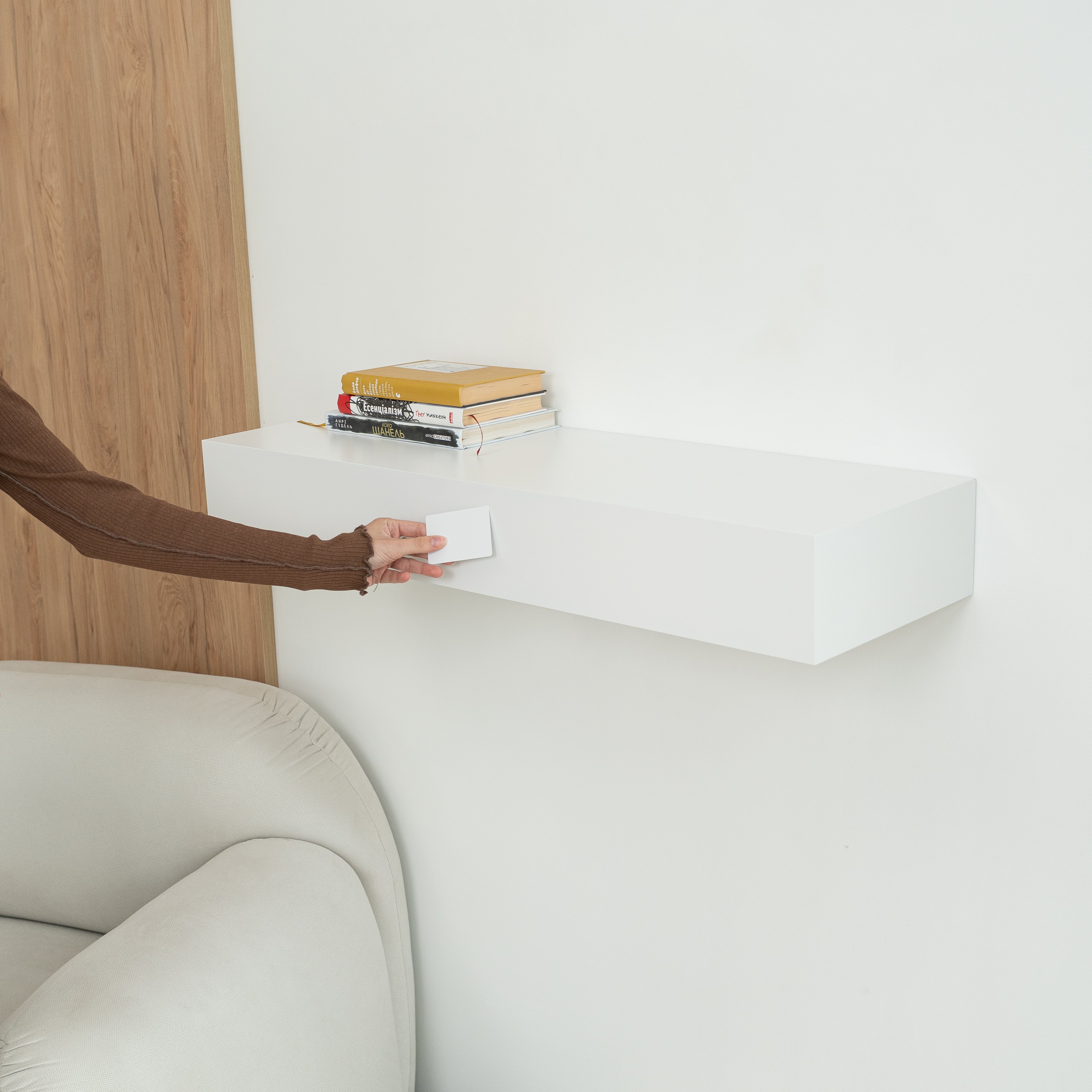 Smart Hidden Drawer Shelf A14