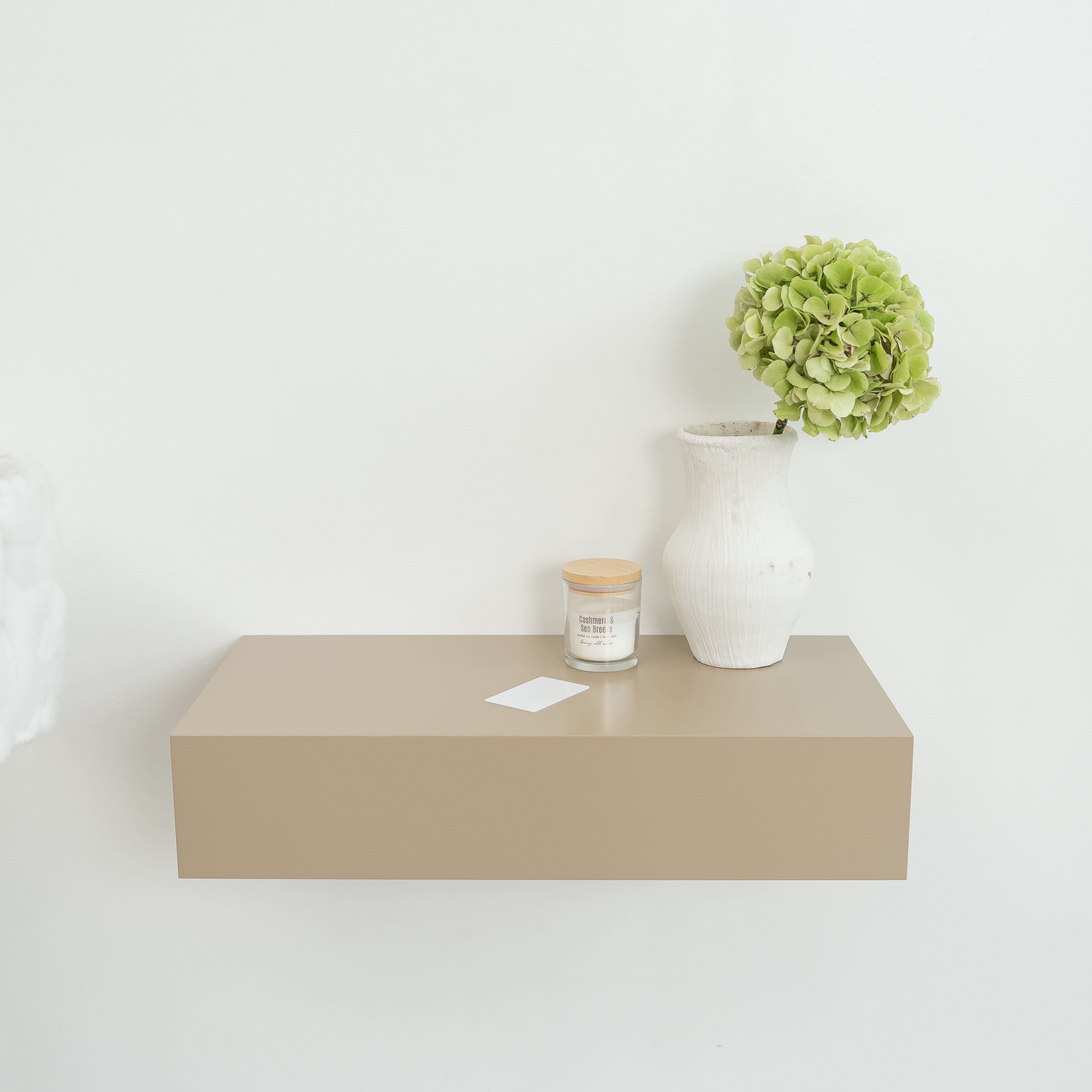 Floating Wall Shelf with Hidden Compartment