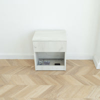 Nightstand with Hidden Lockable Compartment B22